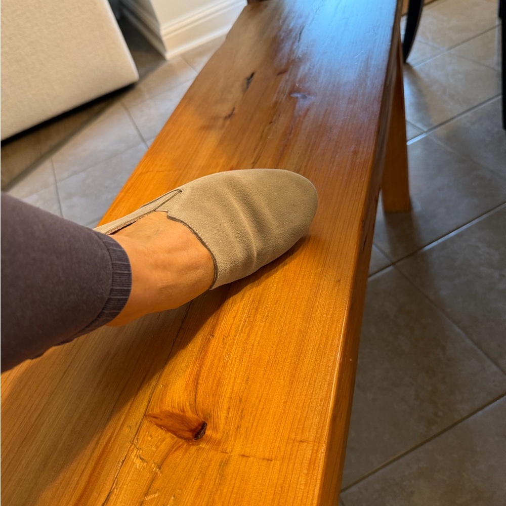 Lucky Brand women Suede Slip-On Loafers - Taupe Gray - Picture 7 of 7